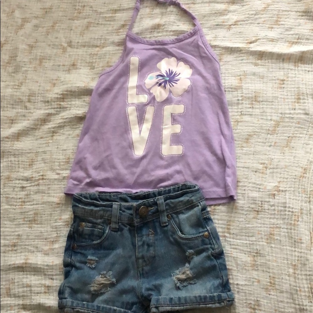 Toddler girls summer outfit